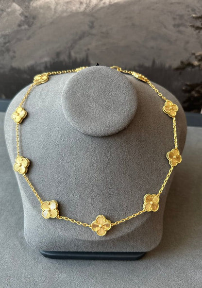 Collier Signature Trèfle Doré