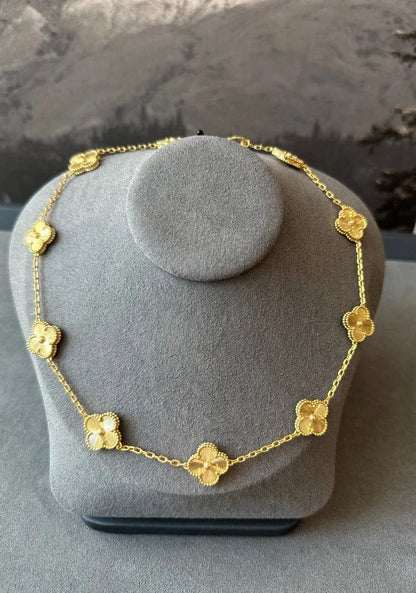 Collier Signature Trèfle Doré