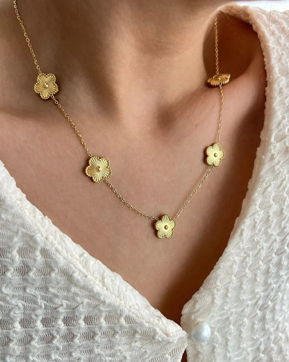 Collier Signature Trèfle Doré