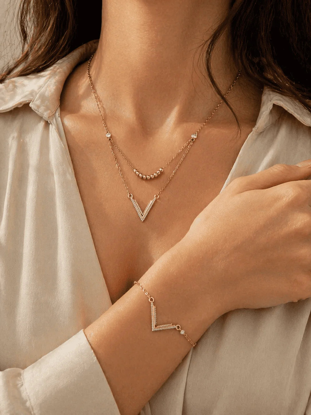 Collier Initiale Éclat