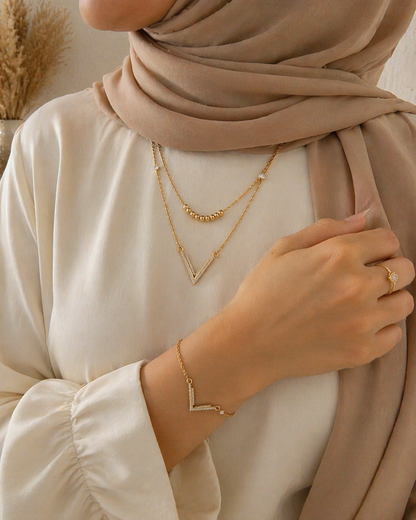 Collier Initiale Éclat