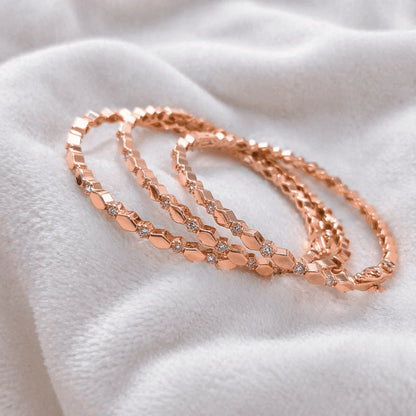 Bracelet Rose Éclat