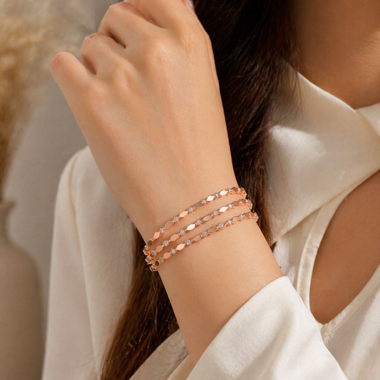 Bracelet Rose Éclat