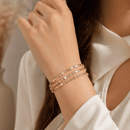 Bracelet Rose Éclat